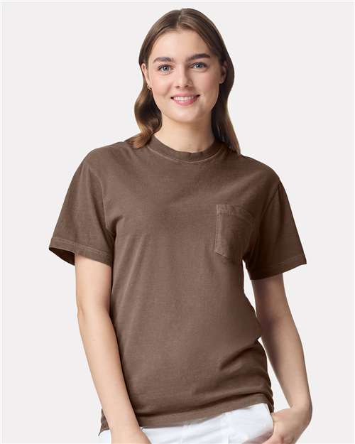 Comfort Colors Garment-Dyed Heavyweight Pocket T-Shirt 6030