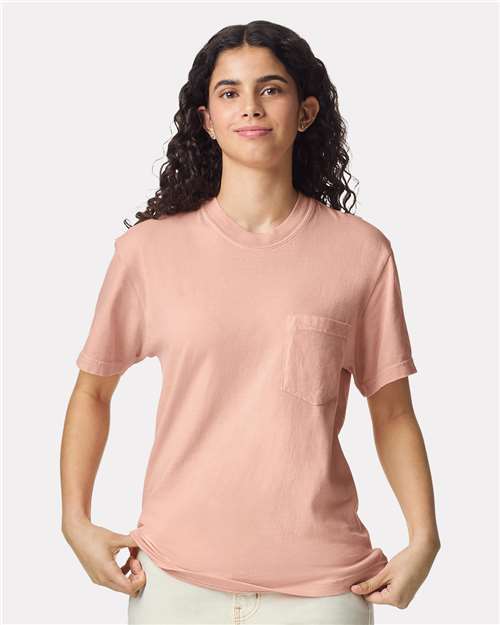 Comfort Colors Garment-Dyed Heavyweight Pocket T-Shirt 6030