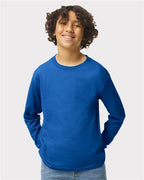 Youth Cotton Long Sleeve T-Shirt – Classic Fit