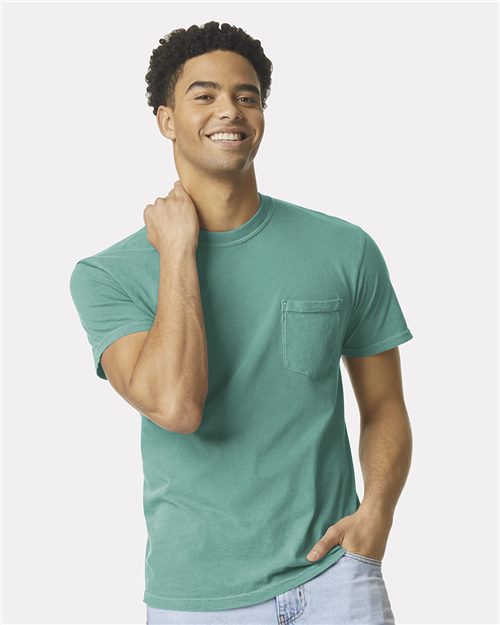 Comfort Colors Garment-Dyed Heavyweight Pocket T-Shirt 6030