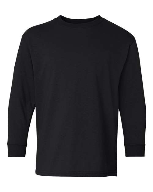 Youth Cotton Long Sleeve T-Shirt – Classic Fit