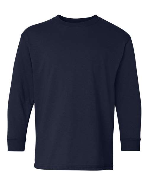 Youth Cotton Long Sleeve T-Shirt – Classic Fit