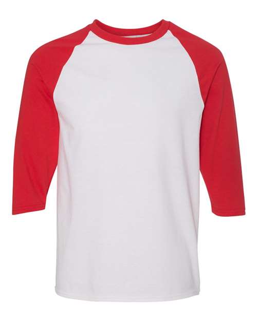 Gildan  Heavy Cotton™ Raglan Three-Quarter Sleeve T-Shirt 5700