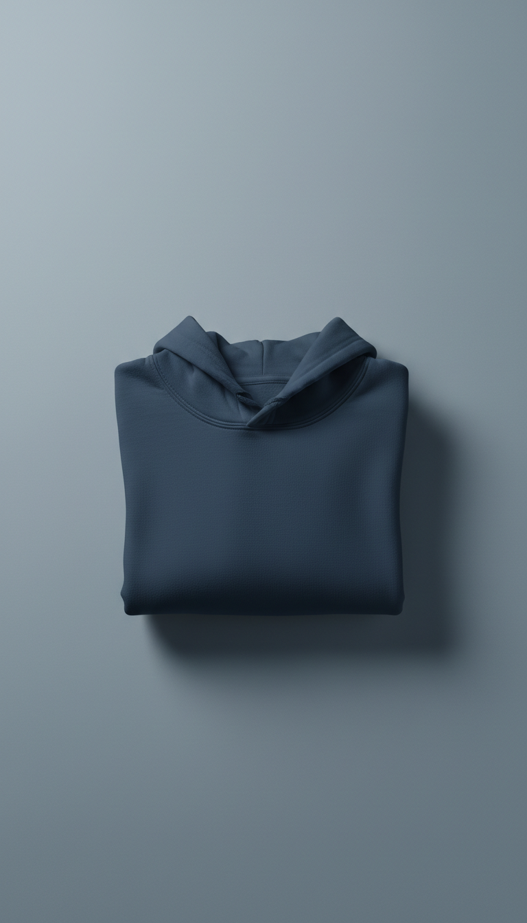 Slate Blue Custom Hoodie
